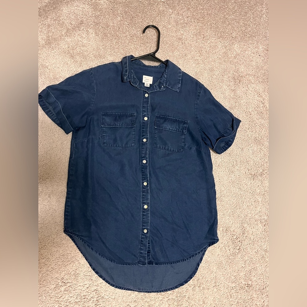 Womens A New Day button down top/ shirt - size XS.